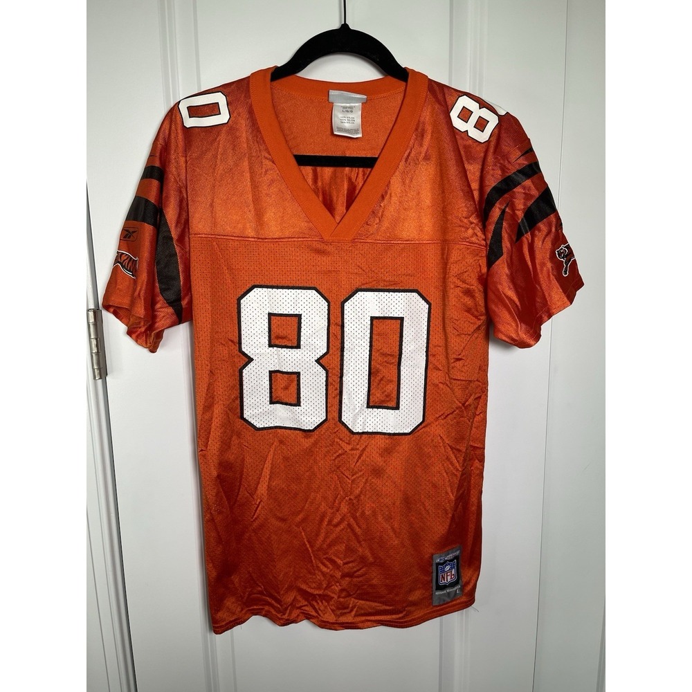 Cincinnati Bengals #80 Warrick Jersey Reebok Youth L Orange